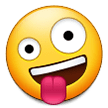 🤪 Zany Face, Emoji by Samsung