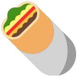 🌯 Burrito Emoji par Microsoft