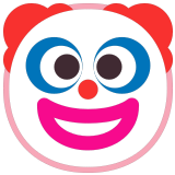 🤡 Visage De Clown Emoji par Microsoft
