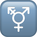 ⚧️ Symbole De La Communauté Transgenre Emoji par Apple
