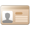 🪪 Identification Card, Emoji by Samsung
