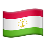 🇹🇯 Flagge: Tadschikistan Emoji von Apple