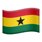 🇬🇭 Флаг: Гана, смайлик от Microsoft