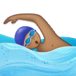 🏊🏽‍♂️ Пловец: Средний Тон Кожи, смайлик от Samsung