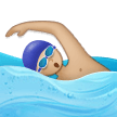 🏊🏼‍♂️ Пловец: Светлый Тон Кожи, смайлик от Samsung
