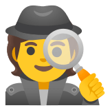 🕵️ Detektiv(in) Emoji von Google