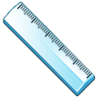 📏 Straight Ruler, Emoji by Samsung