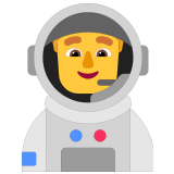 👨‍🚀 Astronaut Emoji von Microsoft