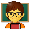 🧑‍🏫 Lehrer(in) Emoji von Samsung