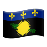 🇬🇵 Flagge: Guadeloupe Emoji von Apple