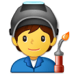 🧑‍🏭 Fabrikarbeiter(in) Emoji von Samsung