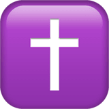 ✝️ Latin Cross, Emoji by Apple