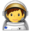 👨‍🚀 Astronaute Homme Emoji par Samsung
