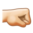 🤜🏻 Faust Nach Rechts: Helle Hautfarbe Emoji von Samsung