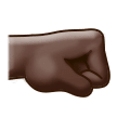🤜🏿 Faust Nach Rechts: Dunkle Hautfarbe Emoji von Samsung