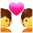 💑 Couple Avec Cœur Emoji par Samsung