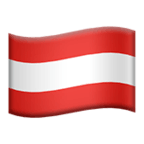 🇦🇹 Drapeau : Autriche Emoji par Microsoft