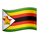 🇿🇼 Flag: Zimbabwe, Emoji by Apple