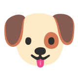 🐶 Hundegesicht Emoji von Google