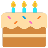 🎂 Торт Ко Дню Рождения, смайлик от Microsoft
