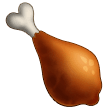 🍗 Poultry Leg, Emoji by Samsung