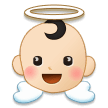 👼🏻 Baby Angel: Light Skin Tone, Emoji by Samsung