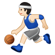 ⛹🏻‍♂️ Mann Mit Ball: Helle Hautfarbe Emoji von Samsung