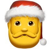 🎅 Weihnachtsmann Emoji von Apple