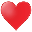 ♥️ Heart Suit, Emoji by Samsung