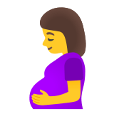 🤰 Беременная Женщина, смайлик от Google