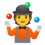 🤹 Jongleur(in) Emoji von Google