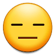 😑 Ausdrucksloses Gesicht Emoji von Samsung