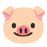 🐷 Schweinegesicht Emoji von Google