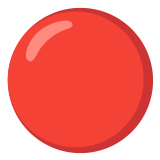 🔴 Красный Круг, смайлик от Google