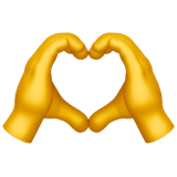 🫶 Heart Hands, Emoji by Apple