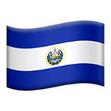 🇸🇻 Flagge: El Salvador Emoji von Apple