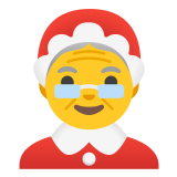🤶 Weihnachtsfrau Emoji von Google