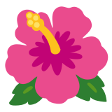 🌺 Hibiscus, Emoji by Google