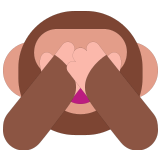 🙈 Sich Die Augen Zuhaltendes Affengesicht Emoji von Microsoft