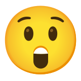 😲 Erstauntes Gesicht Emoji von Google