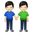 👬🏻 Deux Hommes Se Tenant La Main : Peau Claire Emoji par Samsung
