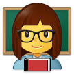 👩‍🏫 Lehrerin Emoji von Samsung