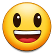 😃 Visage Souriant Avec De Grands Yeux Emoji par Samsung