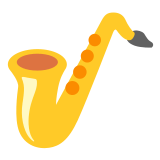 🎷 Saxofon Emoji von Google