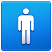 🚹 Symbole Toilettes Hommes Emoji par Samsung