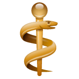 ⚕️ Medical Symbol, Emoji by Apple