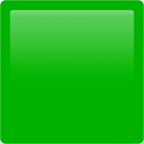 🟩 Carré Vert Emoji par Apple