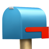 📪 Закрытый Почтовый Ящик с Опущенным Флажком, смайлик от Apple