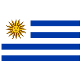 🇺🇾 Флаг: Уругвай, смайлик от Google