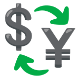 💱 Geldwechsel Emoji von Google